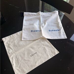 Celine White Travel Bag